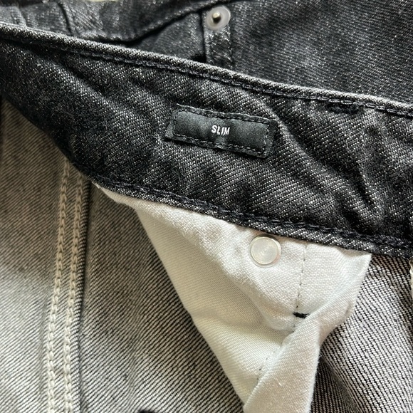 NWOT Bonobos Men’s Jeans Slim Fit Size 32x30 Black Wash - Picture 8 of 13